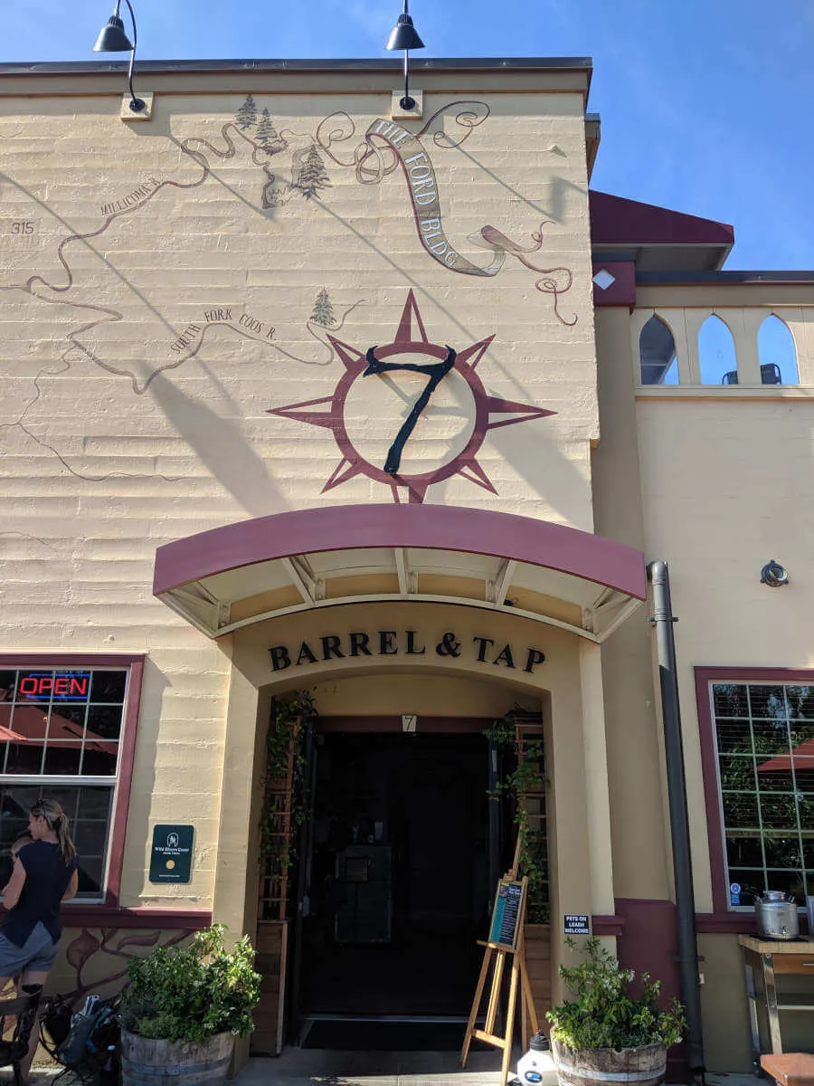 7 Devils Brewing - entrance to the brewpub