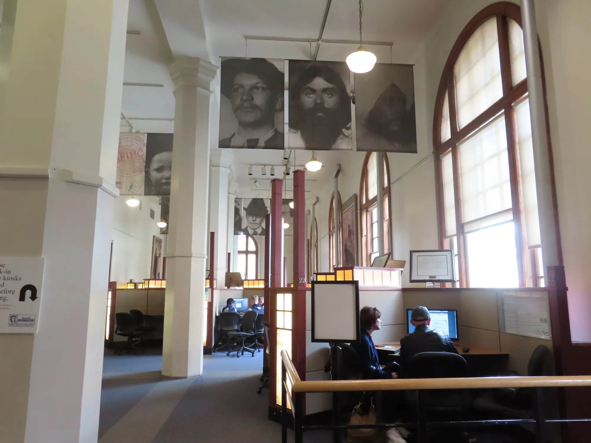 A building within the Ellis Island Museum complex