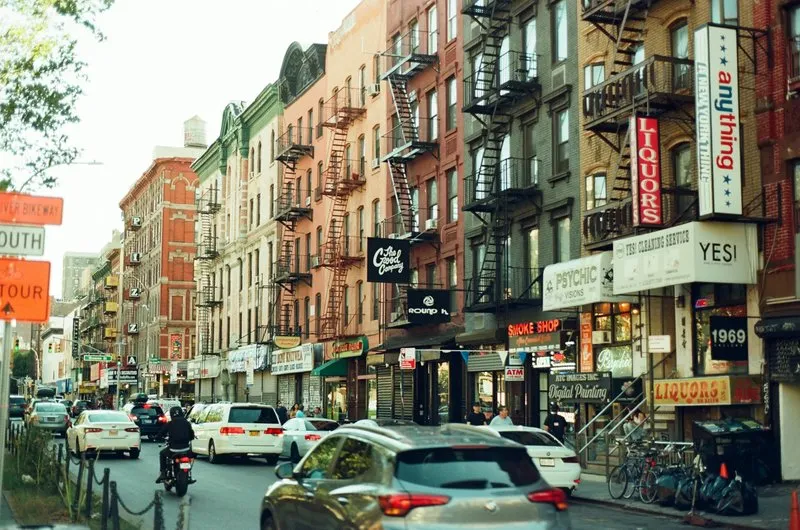 A classic yellow taxi cab, one of the instantly recognizable famous things in new york.