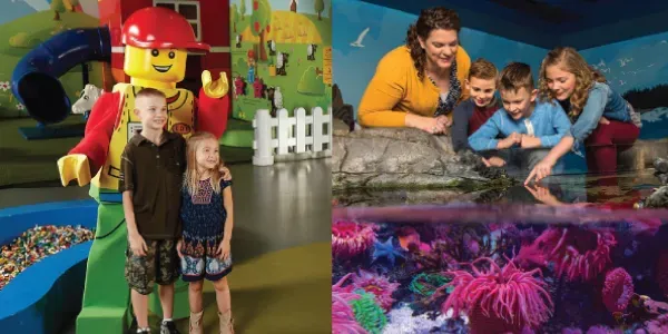 Admission to LEGOLAND Discovery Center and SEA LIFE Aquarium in Michigan