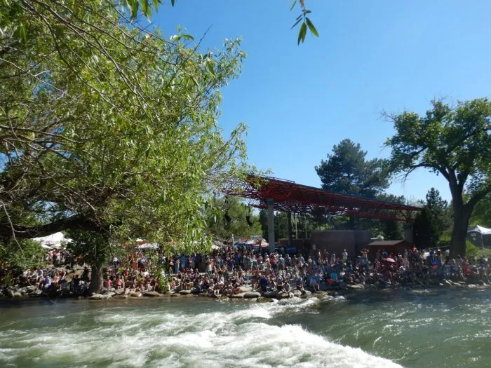 Another view of the crowd at Reno River Festival