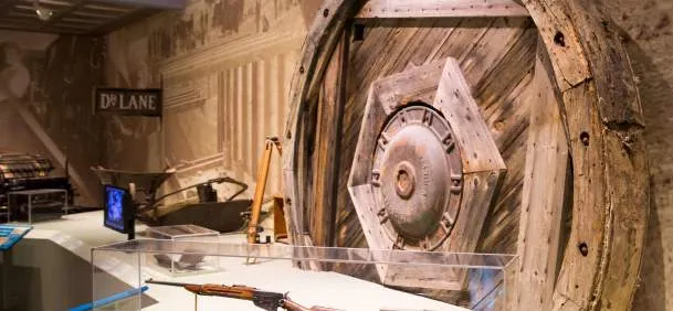Artifacts and exhibits at the Buffalo Bill Center of the West in Cody, Wyoming