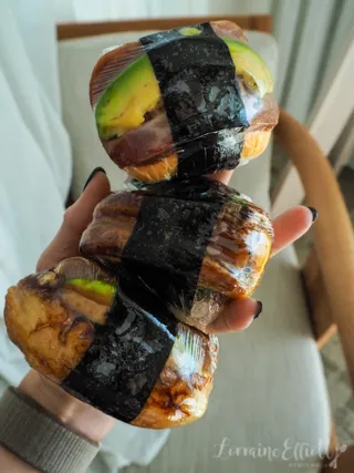 Assorted SPAM Musubi at Musubi Cafe Iyasume