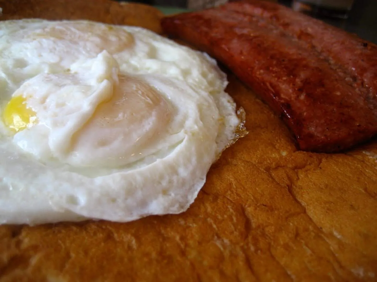 Authentic Alaskan reindeer sausage for breakfast