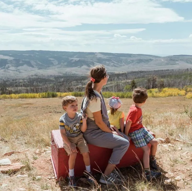 Autumn foliage on Casper Mountain in Wyoming