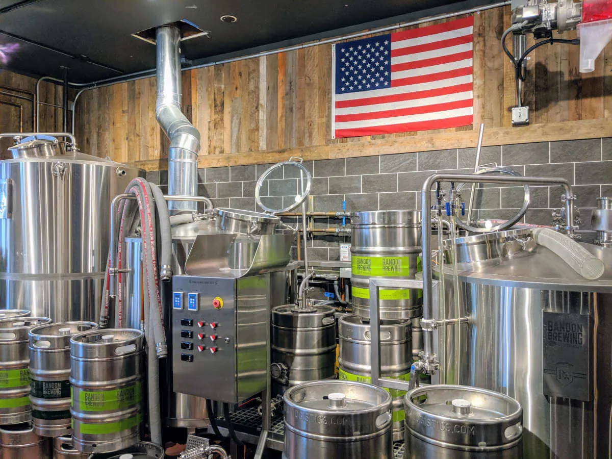 Bandon Brewing, brewhouse