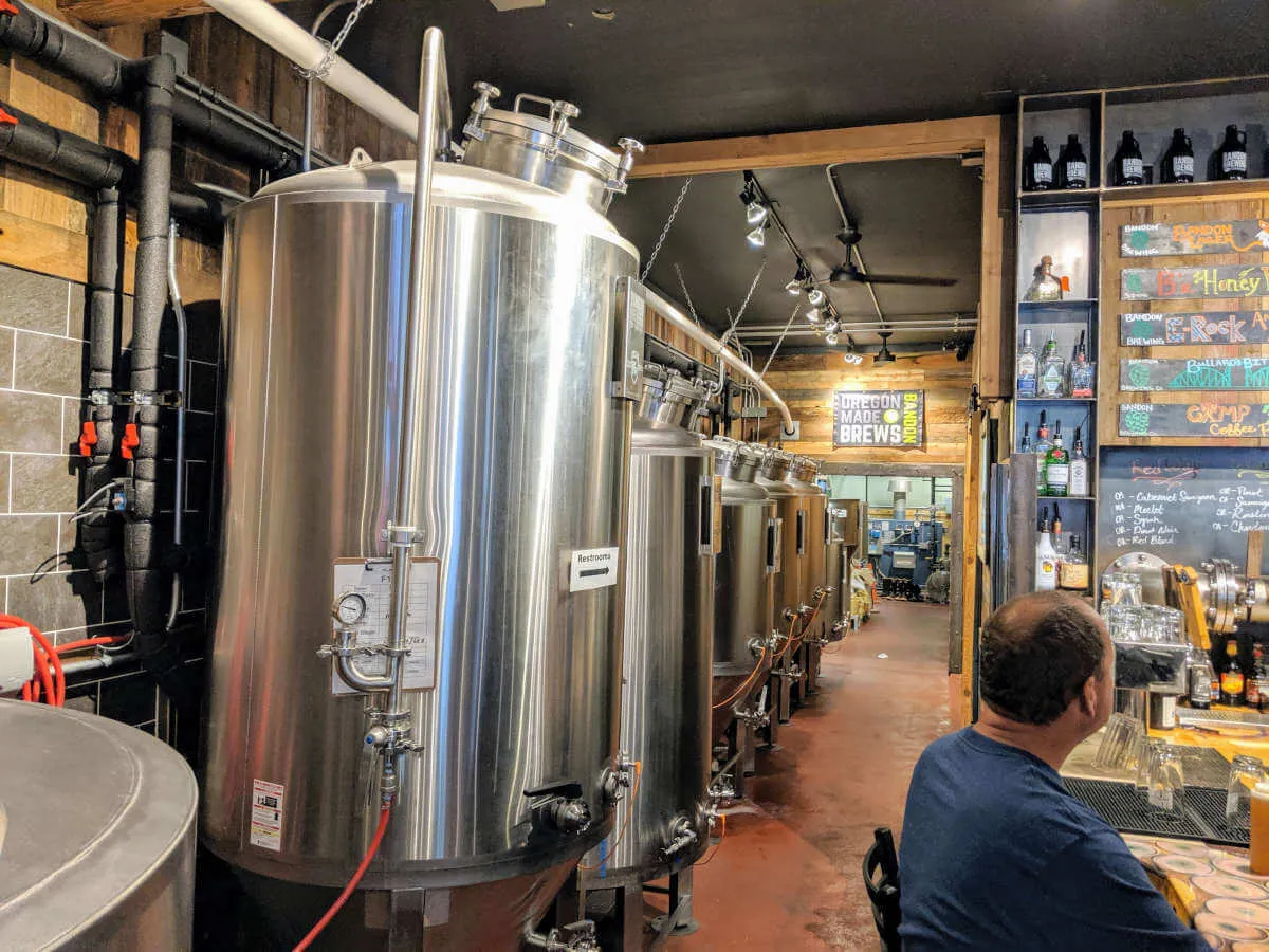 Bandon Brewing, fermenters