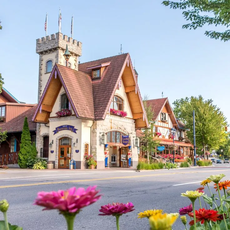 Bavarian-style architecture in Frankenmuth, Michigan