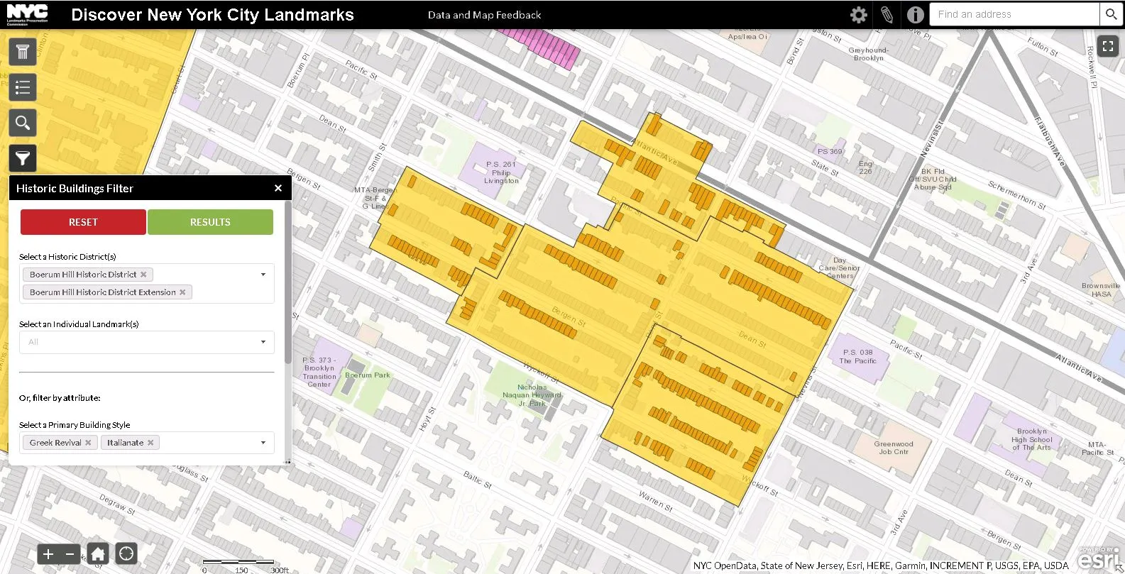 Your Ultimate Guide - Where to Stay When Going to New York Beta version of the NYC landmark map with historical building filters for Queens NY