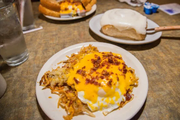 Breakfast at the Windmill Cafe in Holland, Michigan