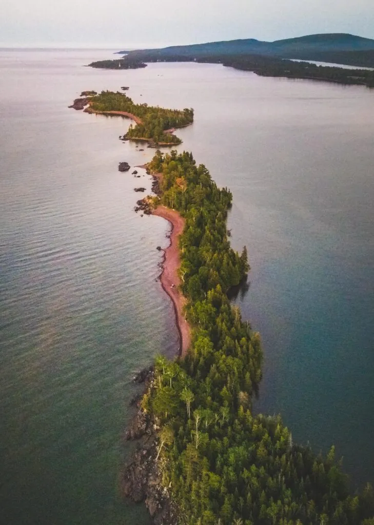 Brockway Mountain Drive overlook in the Keweenaw Peninsula