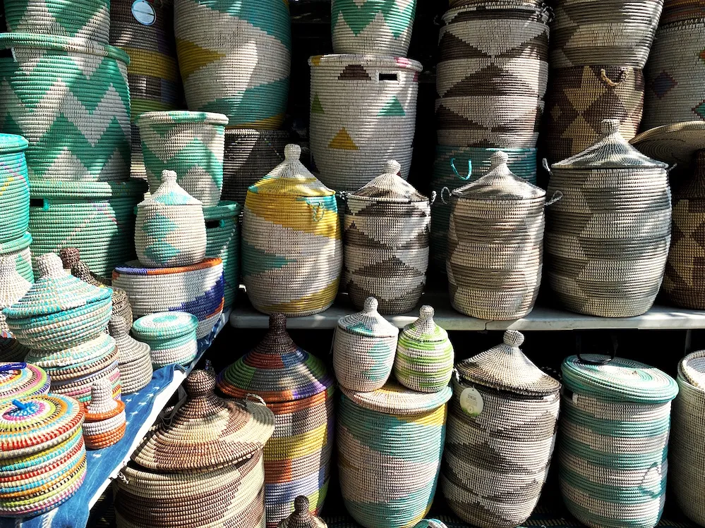 Browsing local goods and artisanal products at a Brooklyn farmer's market, part of the unique things to do in Brooklyn.
