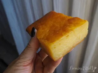 Butter Mochi slices