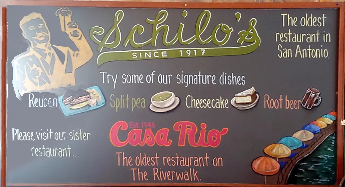 Chalkboard sign: Shilo