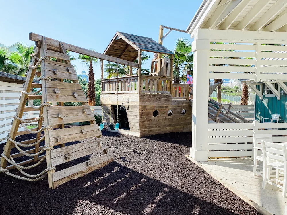 Colorful beach houses in a planned community
