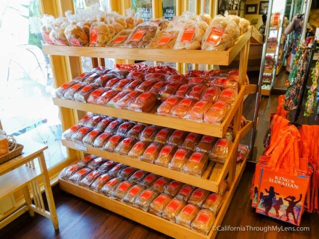 Counter display of various baked goods and pastries