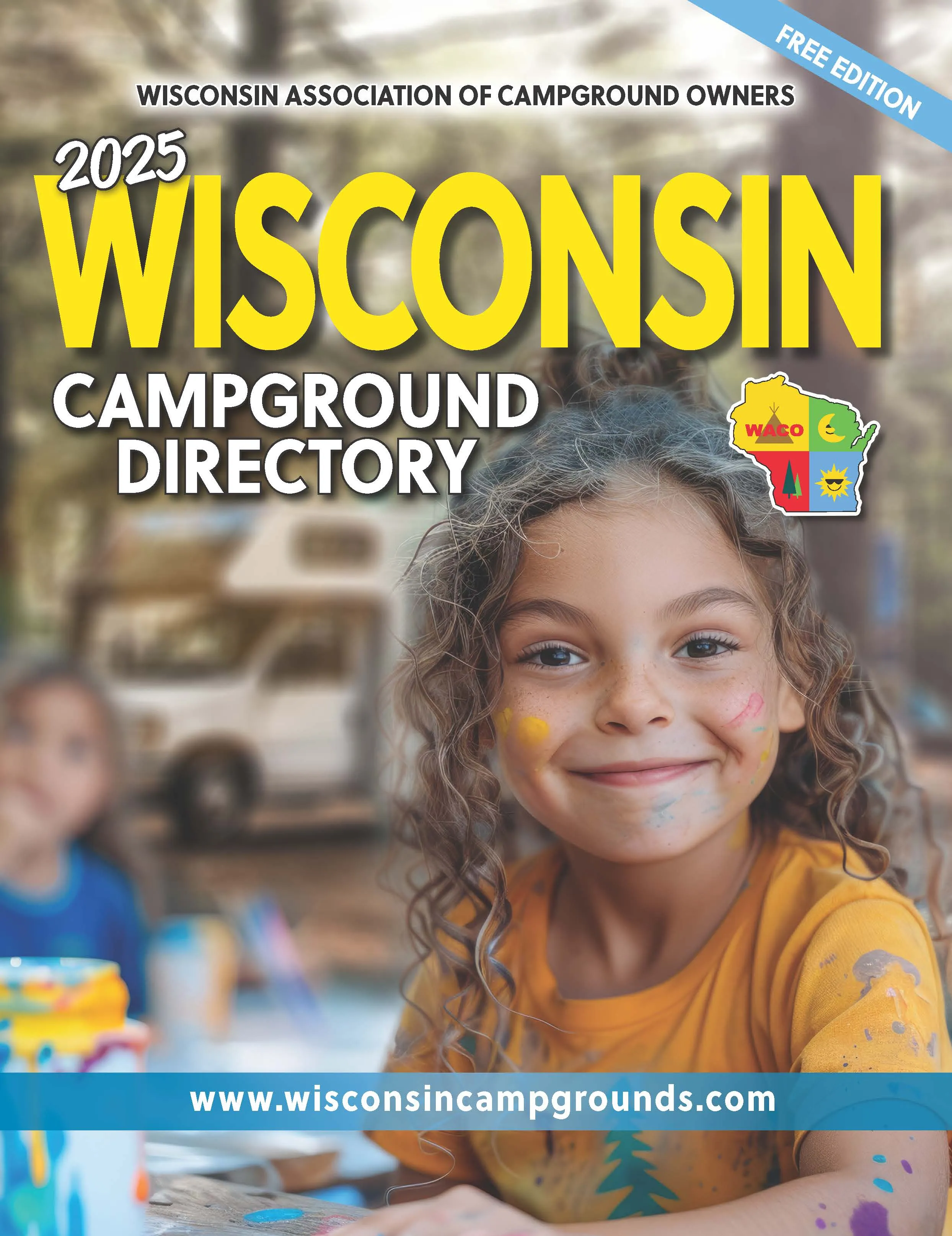 Cover of the 2025 Wisconsin Campground Directory