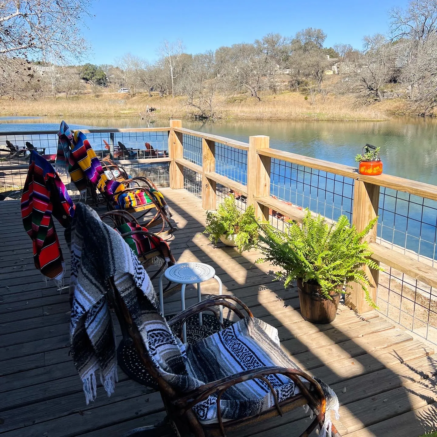 Cypress Falls Lodge swimming hole, a historic and fun place where to go in Texas for vacation