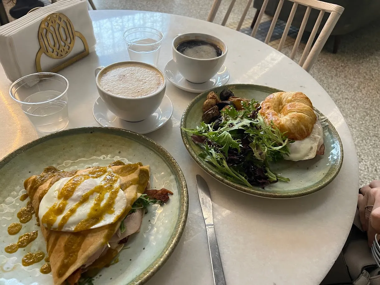 Delightful sweet crepe at The Scarbrough Cafe by Ze Crepes, a unique best breakfast in Austin spot