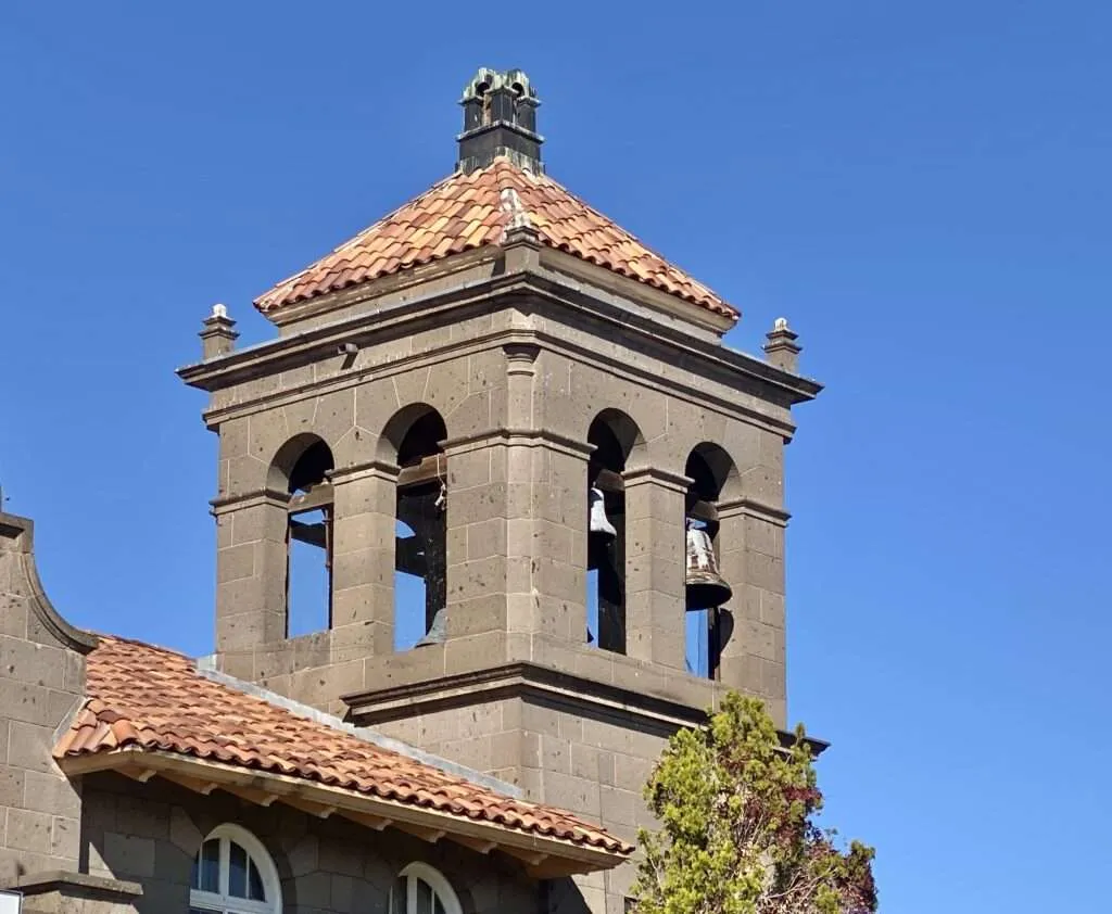 Detail of the tower on the NCO headquarters building