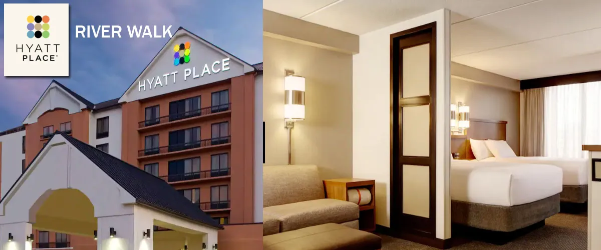 Entrance of the Hyatt Place Riverwalk San Antonio