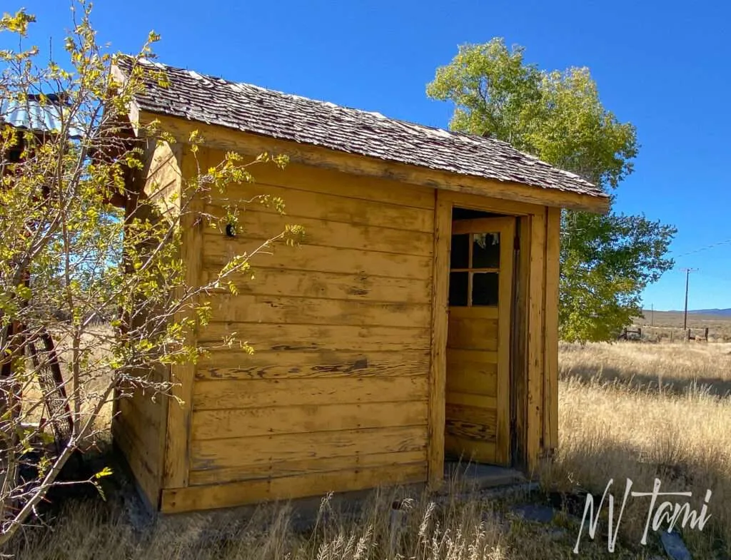 Exterior of a smaller, possibly shed-like structure