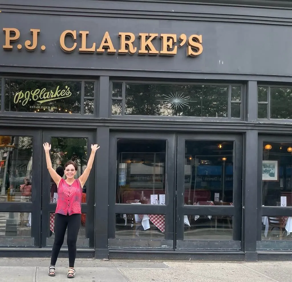 Exterior of P.J. Clark's historic saloon in New York City