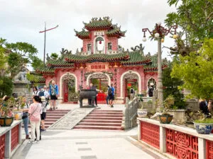 Exterior of Quan Cong Temple in Hoi An