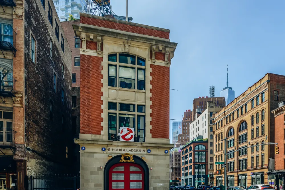 Exterior of the Ghostbusters Headquarters