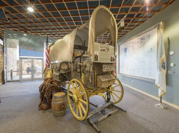 Exterior of the National Historic Trails Interpretive Center in Casper Wy