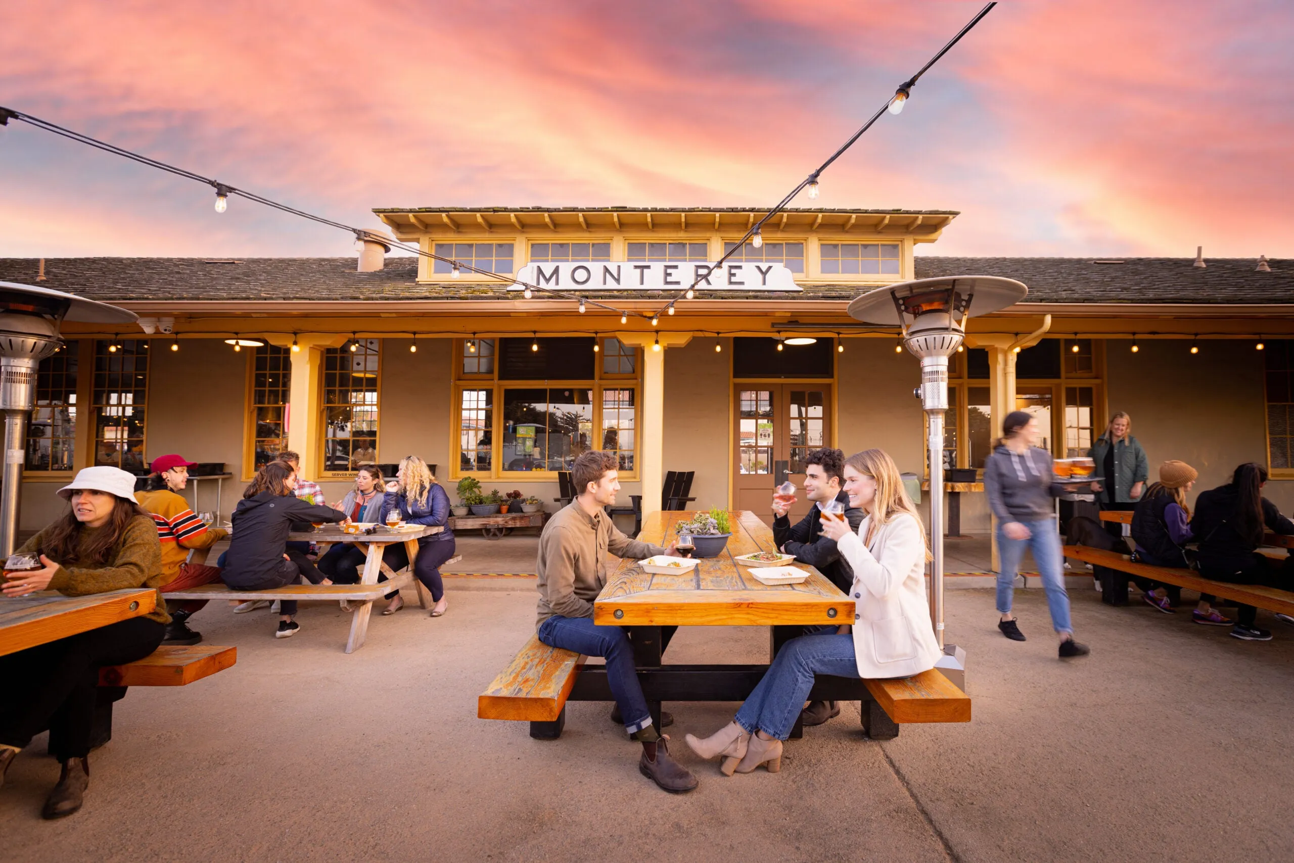 Exterior view of Dust Bowl Brewing Company's Tap Depot location in Monterey