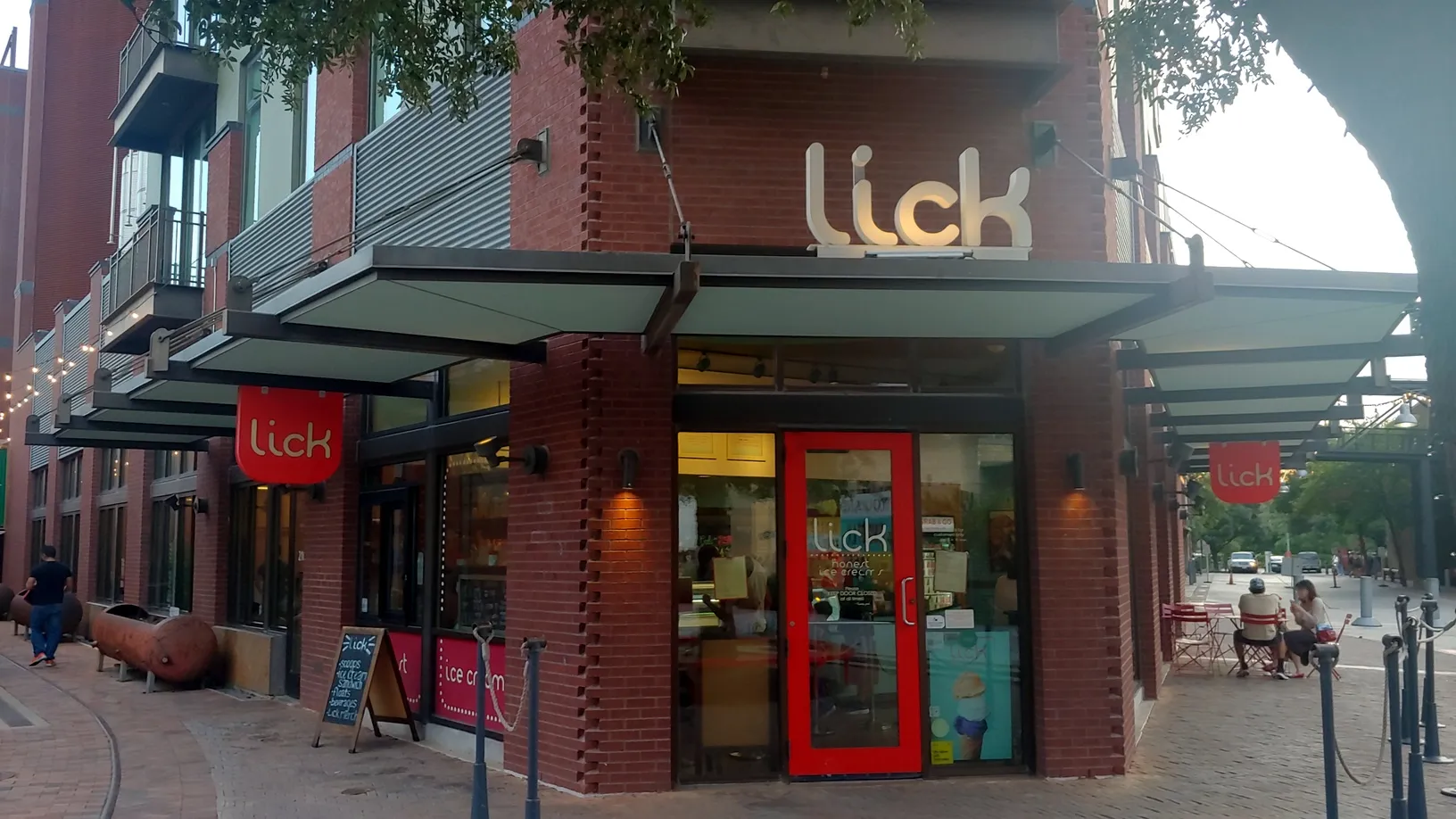 Exterior view of Lick Honest Ice Creams shop