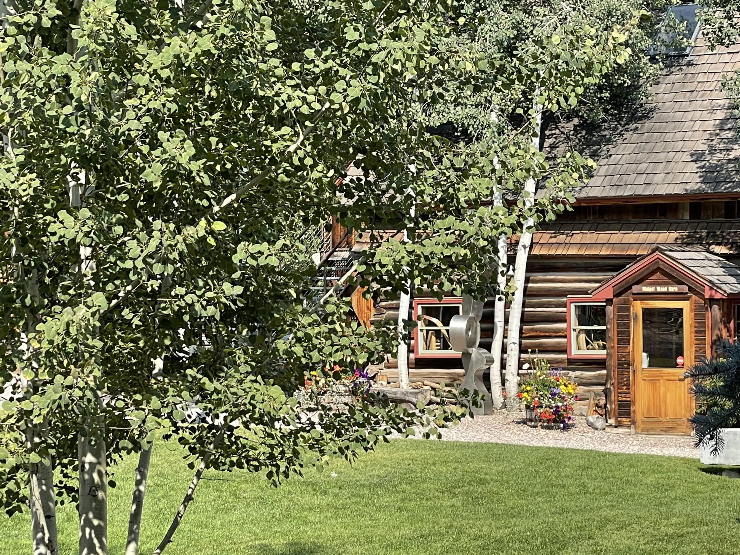 Exterior view of the Anderson Ranch Arts Center cafe building