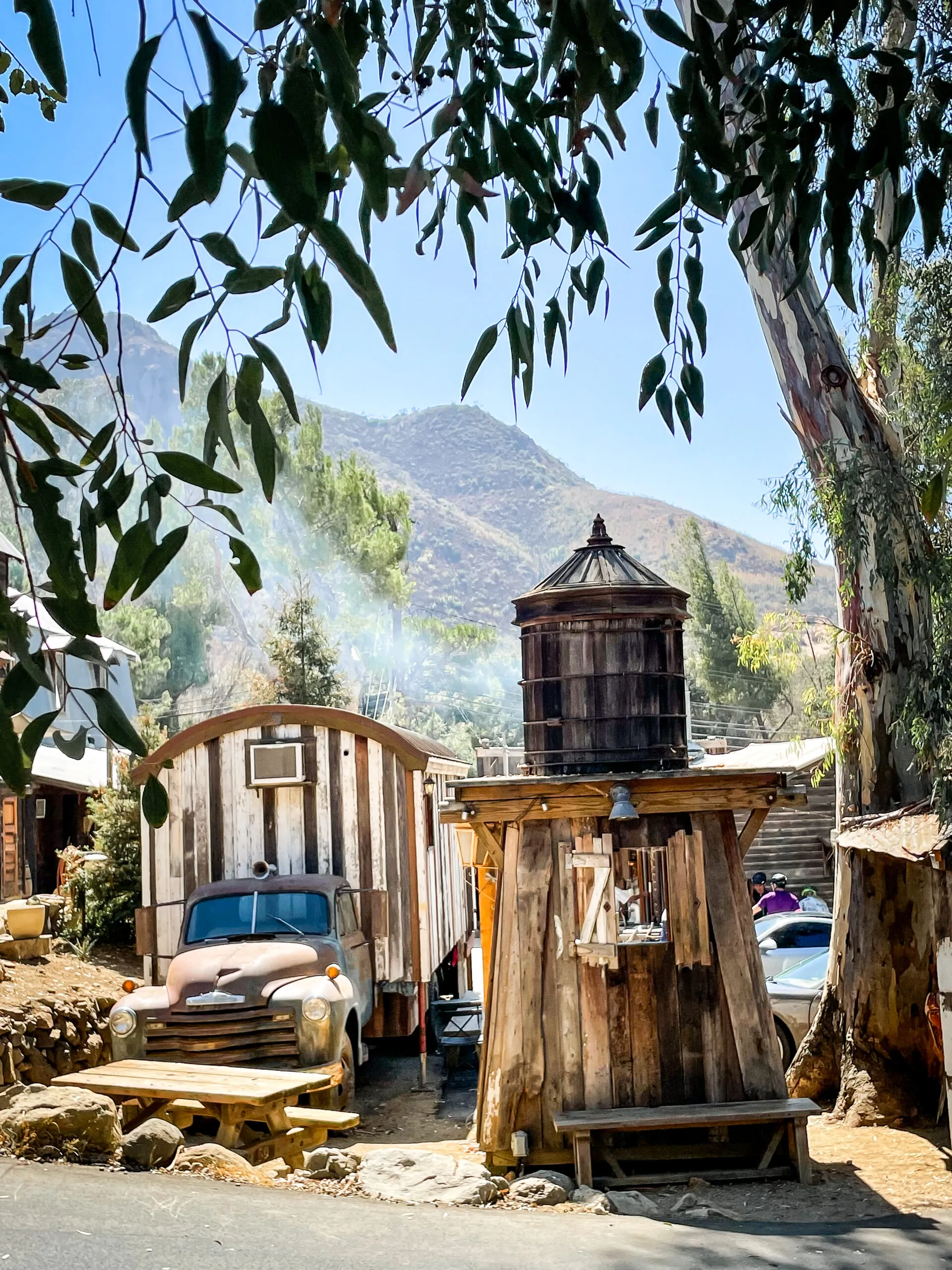 Facade of The Old Place restaurant in Cornell, near Agoura Hills