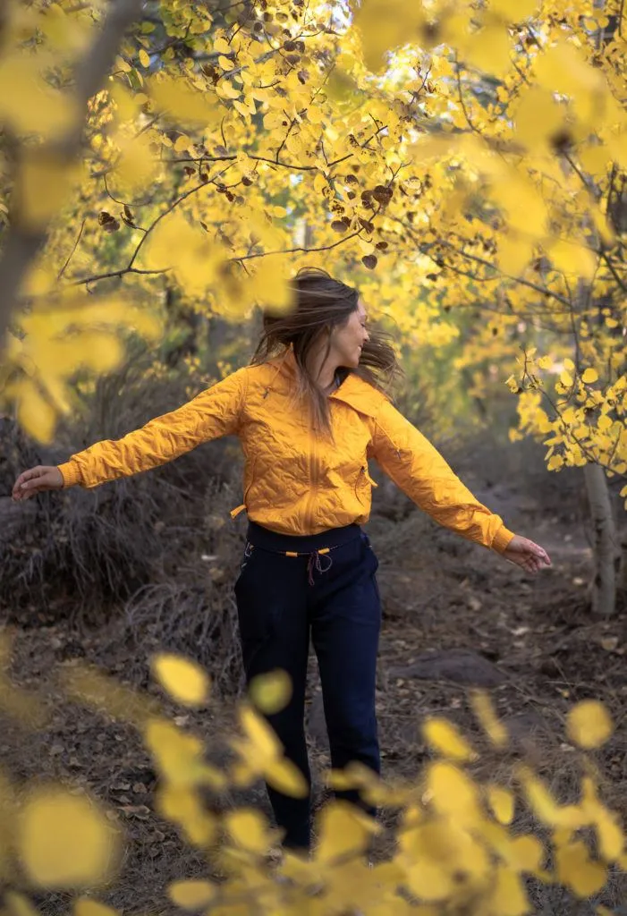 Fall colors near Reno, Nevada, highlighting the scenic beauty accessible from the city, suitable for vacations for single women