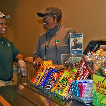Food and Beverage staff working at the Bronx Zoo, representing potential evening shifts in hospitality for Bronx night jobs.