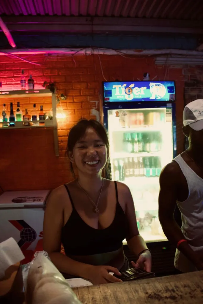Friendly staff at Heaven Bar