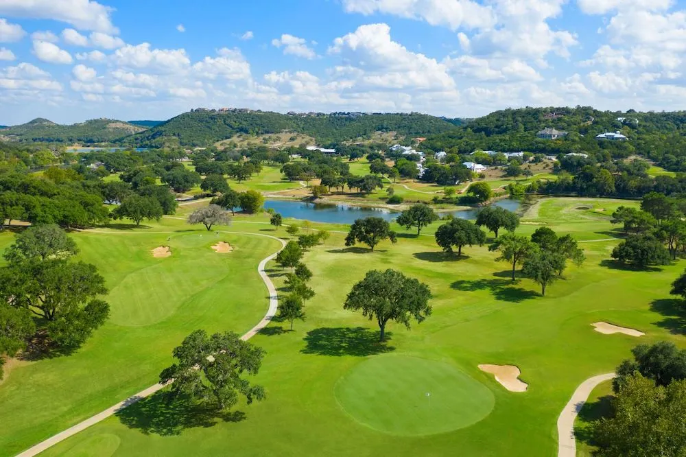 Discover the Vibrant World of Festivals Houston Golf course view at Tapatio Springs Resort in Boerne, Texas