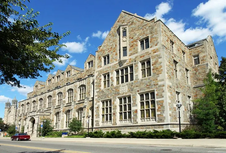Gothic architecture on the campus of the University of Michigan in Ann Arbor