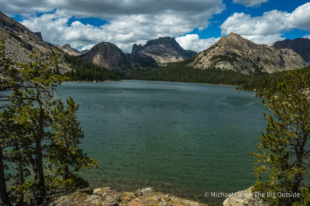 Grave Lake in the Wind River Range, Wyoming.
