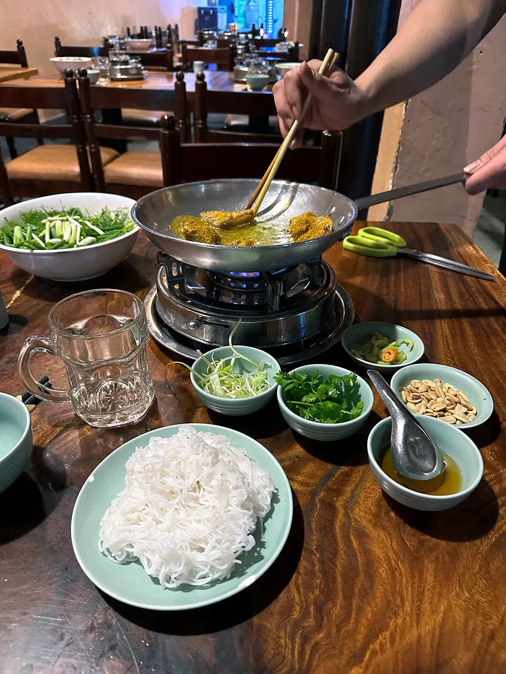 Hanoi Cha Ca Thang Long Fish Pan