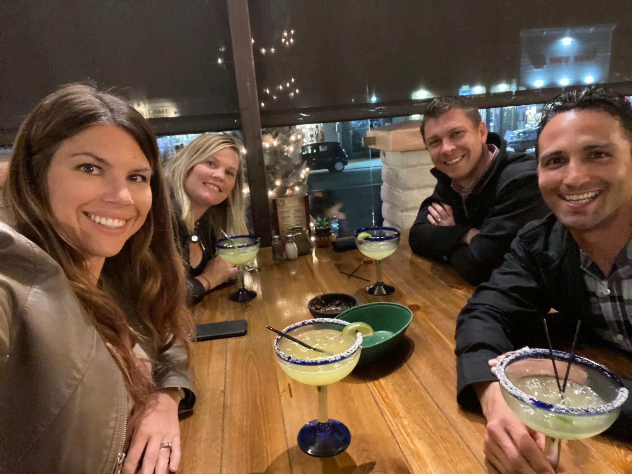 Having drinks at one of the Old Town San Diego restaurants