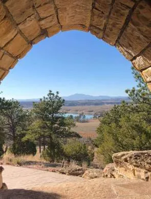 Hikers exploring trails in Curt Gowdy State Park