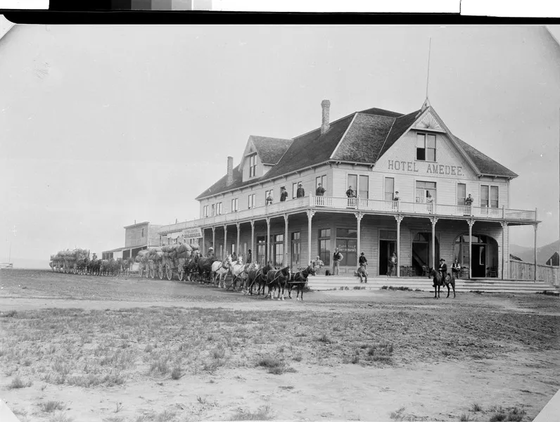 Historic photo of Hotel Amedee
