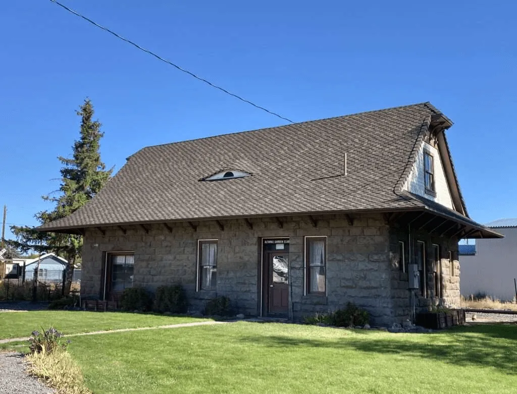 Historic photo of the Alturas NCO depot