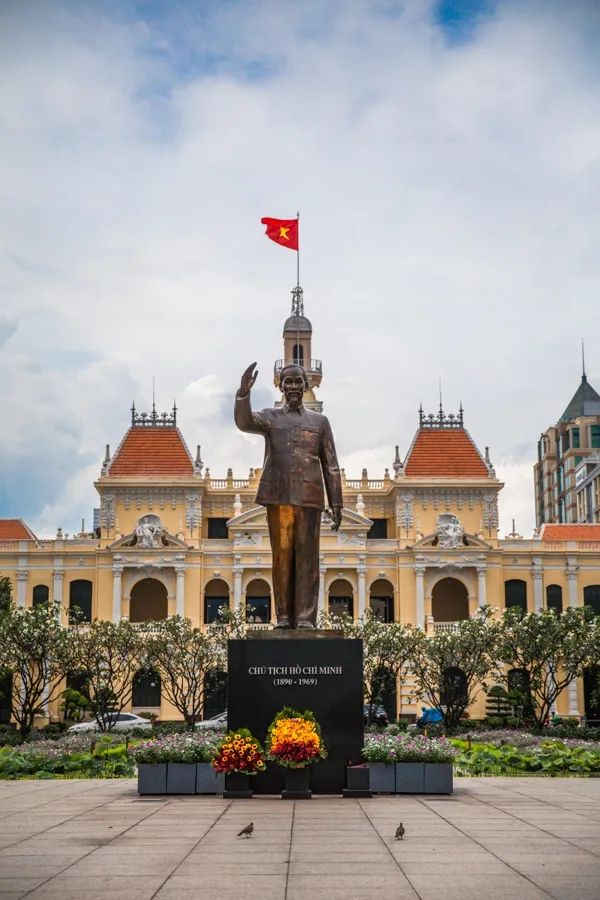 Ho Chi Minh City street life during a Vietnam backpacking trip
