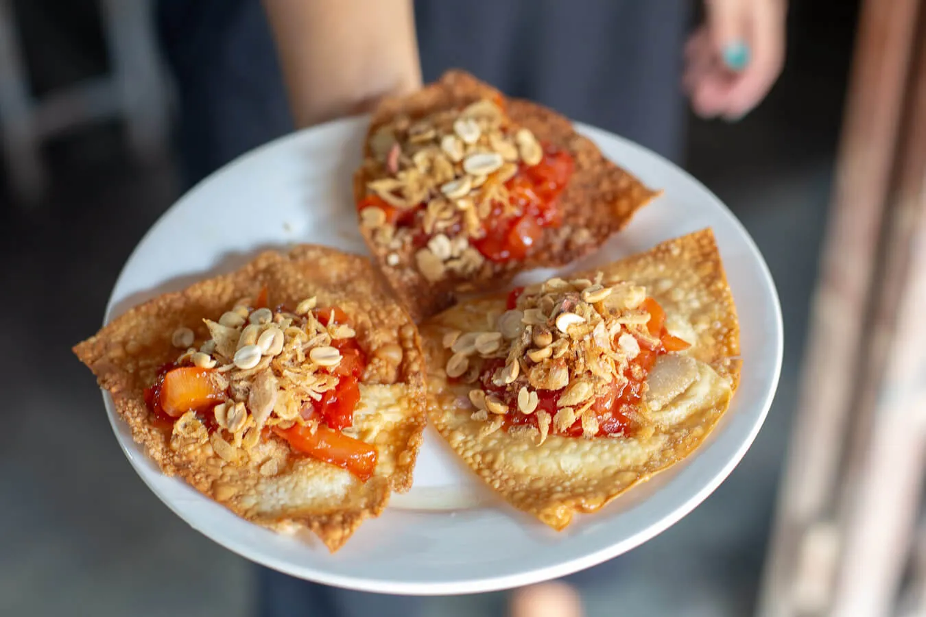 Hoi An specialties – fried wontons with pork and shrimp. Photo: Hidden Hoi An
