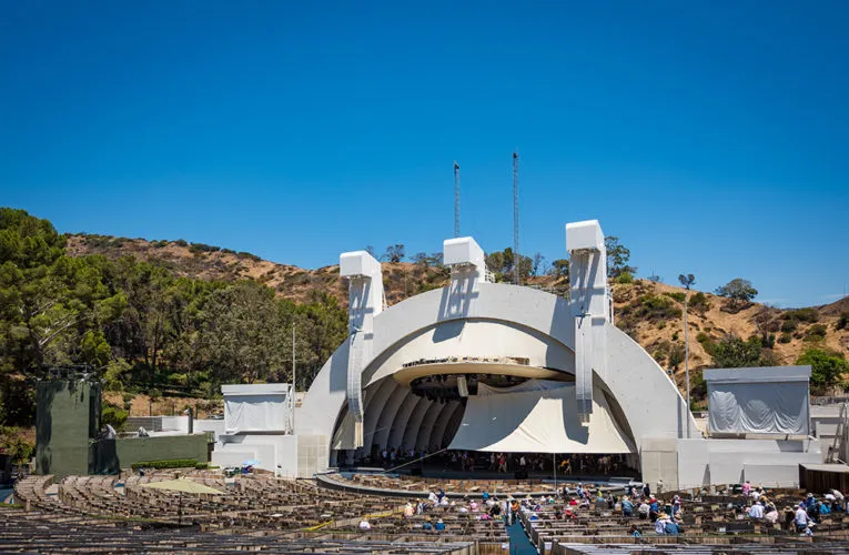 Hollywood Bowl preparing for a concert near your hollywood day trip