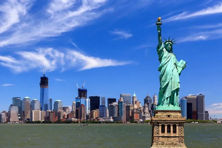 Exploring the Map of Colonial New York City - Unlocking 18th-Century Secrets Iconic Statue of Liberty, a symbol of freedom and one of the most famous places in New York