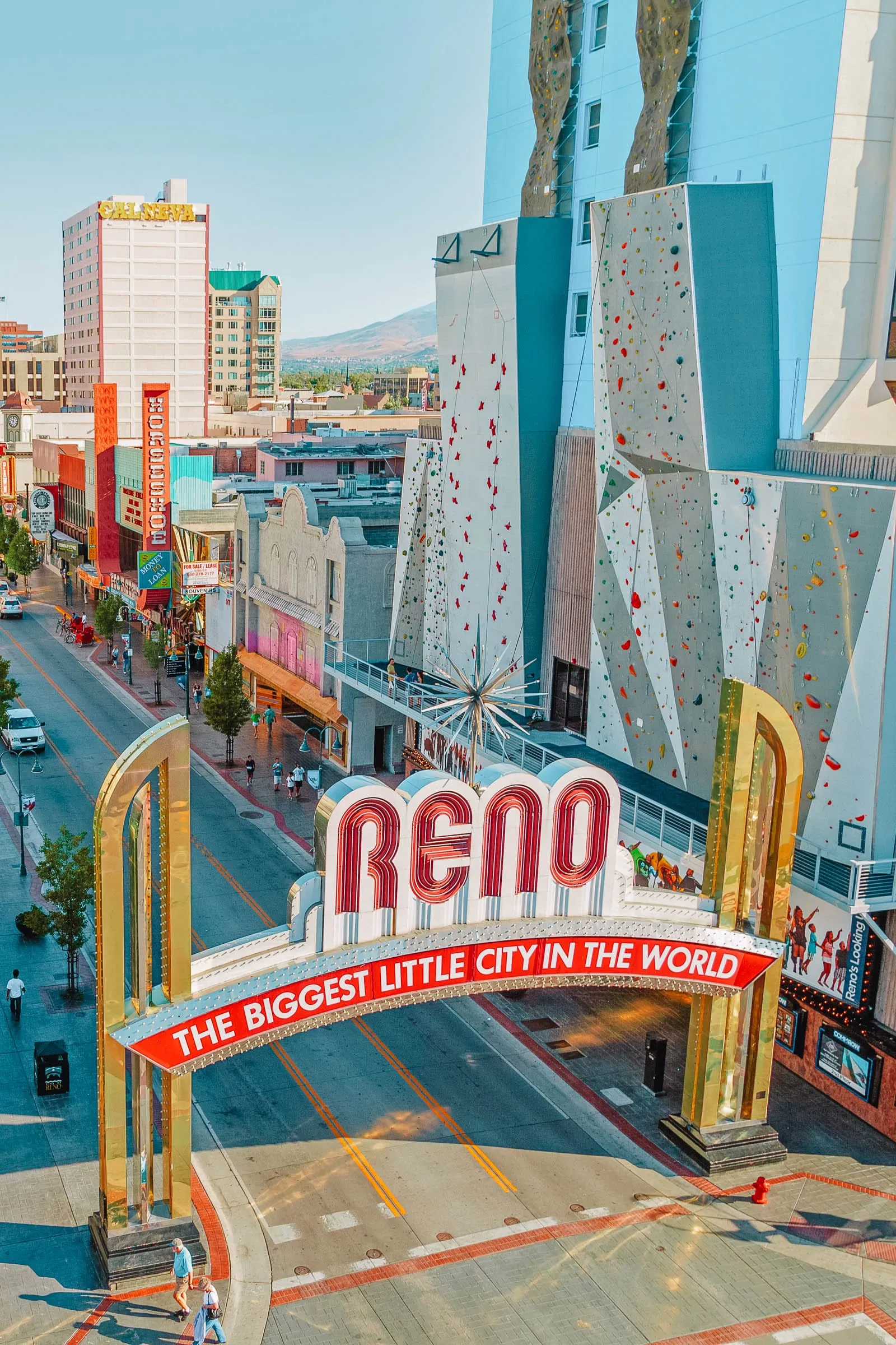 Iconic &quot;The Biggest Little City In The World&quot; sign in Reno